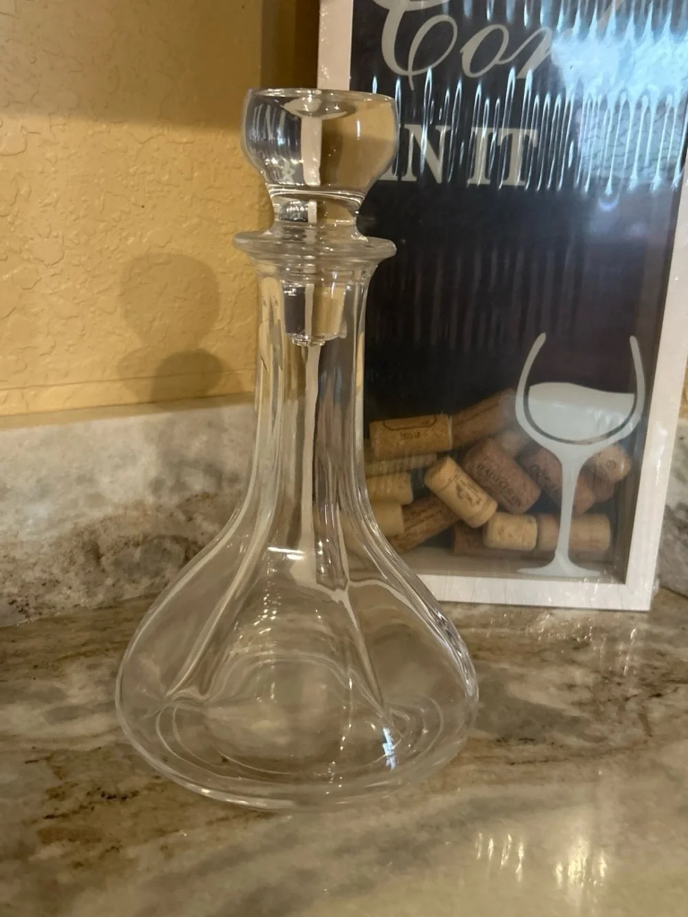 Clear Glass Decanter with Stopper - Home Accents